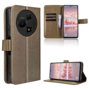 For TCL 60 NxtPaper Diamond Texture Leather Phone Case(Brown)