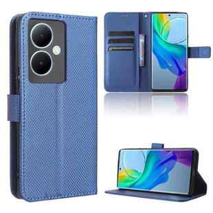 For vivo Y78 Plus Diamond Texture Leather Phone Case(Blue)