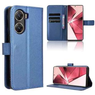 For vivo V29e 5G Diamond Texture Leather Phone Case(Blue)