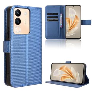 For vivo V29E / Y200 5G Diamond Texture Leather Phone Case(Blue)