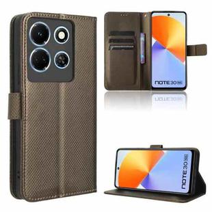 For Infinix Note 30 4G Diamond Texture Leather Phone Case(Brown)