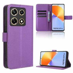 For Infinix Note 30 Pro Diamond Texture Leather Phone Case(Purple)