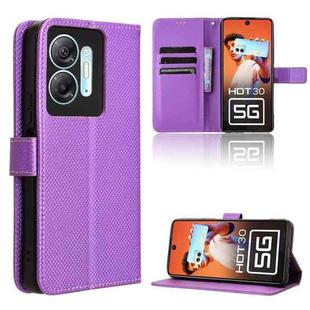 For Infinix Hot 30 5G X6832 Diamond Texture Leather Phone Case(Purple)