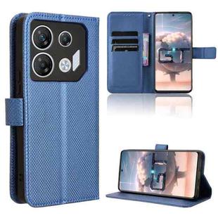 For Infinix GT 10 Pro Diamond Texture Leather Phone Case(Blue)
