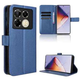 For Infinix Note 40 Pro 4G Diamond Texture Leather Phone Case(Blue)