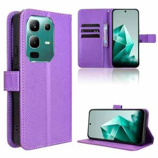 For Infinix Note 50x 5G Diamond Texture Leather Phone Case(Purple)