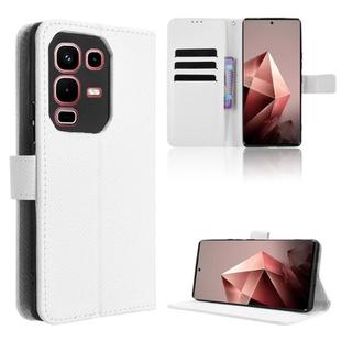 For Infinix Note 50s 5G Diamond Texture Leather Phone Case(White)