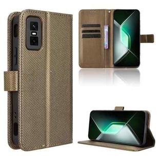 For Infinix GT 30 Pro 5G Diamond Texture Leather Phone Case(Brown)
