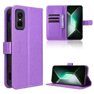 For Infinix GT 30 Pro 5G Diamond Texture Leather Phone Case(Purple)