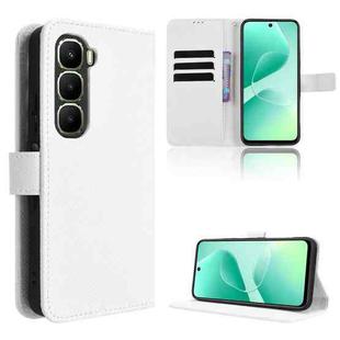 For Infinix Hot 60i 4G / Hot 60 5G Diamond Texture Leather Phone Case(White)