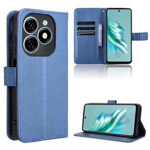 For Tecno Spark 20 4G Diamond Texture Leather Phone Case(Blue)