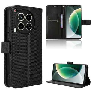 For Tecno Camon 30 5G / 4G Diamond Texture Leather Phone Case(Black)