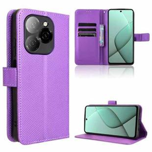 For Tecno Spark 20 Pro 5G Diamond Texture Leather Phone Case(Purple)