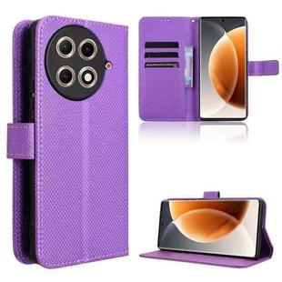 For Tecno Camon 30S 4G / 30S Pro 4G Diamond Texture Leather Phone Case(Purple)