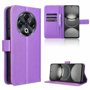 For Tecno Spark 30 4G Diamond Texture Leather Phone Case(Purple)