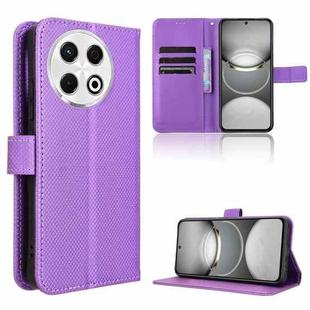 For Tecno Spark 30 Pro 4G Diamond Texture Leather Phone Case(Purple)