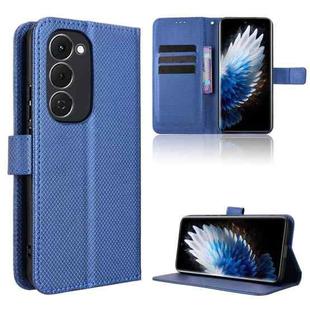 For Tecno Spark 40 Pro+ 4G Diamond Texture Leather Phone Case(Blue)