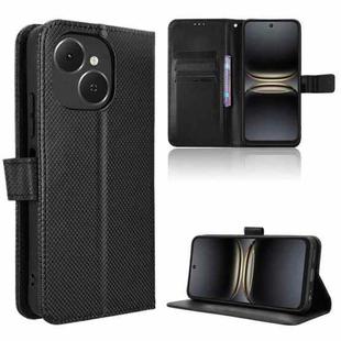 For Tecno Spark 40C Diamond Texture Leather Phone Case(Black)