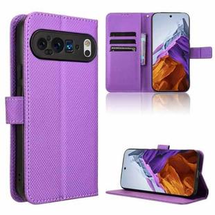 For Google Pixel 9 Pro Diamond Texture Leather Phone Case(Purple)