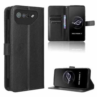 For Asus ROG Phone 7 Diamond Texture Leather Phone Case(Black)