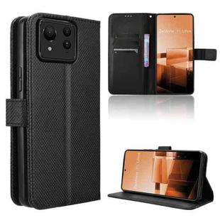 For Asus Zenfone 11 Ultra Diamond Texture Leather Phone Case(Black)