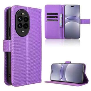 For Huawei nova 13 Pro 5G Diamond Texture Leather Phone Case(Purple)