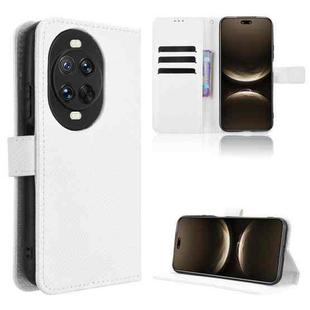 For Huawei nova 14 Pro 5G Diamond Texture Leather Phone Case(White)