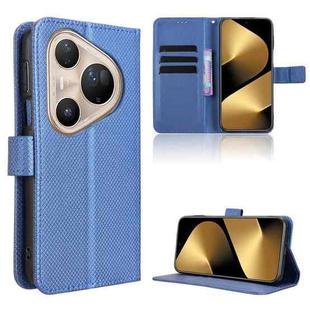 For Huawei Pura 80 Pro 5G / 80 Pro+ 5G Diamond Texture Leather Phone Case(Blue)