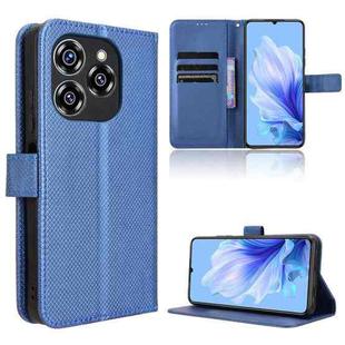 For Oukitel C50 Diamond Texture Leather Phone Case(Blue)