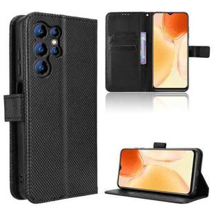 For Oukitel C1 / C1 Pro Diamond Texture Leather Phone Case(Black)