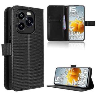 For Oukitel C65 / C65 Pro Diamond Texture Leather Phone Case(Black)