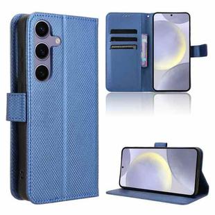 For Samsung Galaxy S24 5G Diamond Texture Leather Phone Case(Blue)