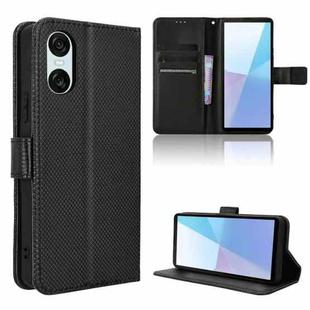 For Sony Xperia 10 VI 2024 Diamond Texture Leather Phone Case(Black)