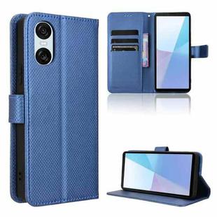 For Sony Xperia 10 VI 2024 Diamond Texture Leather Phone Case(Blue)