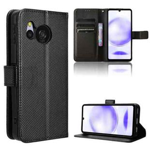 For Sharp Aquos Sense8 Diamond Texture Leather Phone Case(Black)