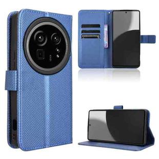 For Sharp Aquos R9 Pro Diamond Texture Leather Phone Case(Blue)