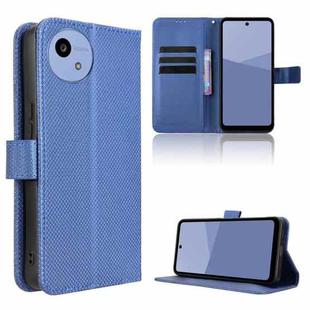 For Sharp Aquos wish5 Diamond Texture Leather Phone Case(Blue)