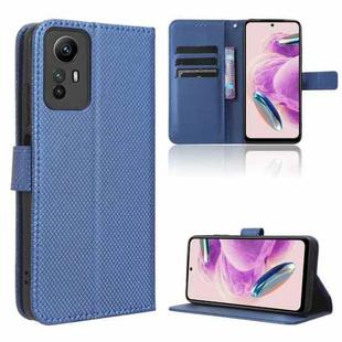 For Xiaomi Redmi Note 12S 4G Diamond Texture Leather Phone Case(Blue)
