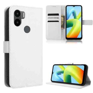 For Xiaomi Redmi A2+ / A1+ Diamond Texture Leather Phone Case(White)