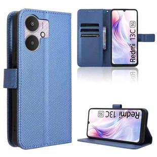 For Xiaomi Redmi 13C 5G / 13R 5G Diamond Texture Leather Phone Case(Blue)