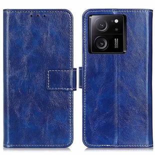 For Xiaomi 13T 5G / Redmi K60 Ultra 5G Retro Crazy Horse Texture Leather Phone Case(Blue)