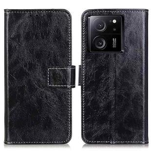 For Xiaomi 13T 5G / Redmi K60 Ultra 5G Retro Crazy Horse Texture Leather Phone Case(Black)