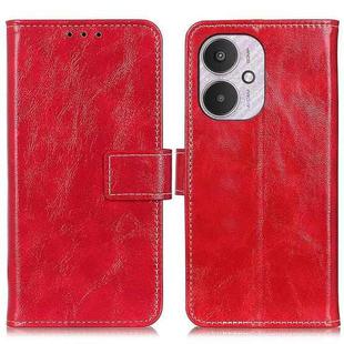 For Xiaomi Redmi 13C Retro Crazy Horse Texture Leather Phone Case(Red)