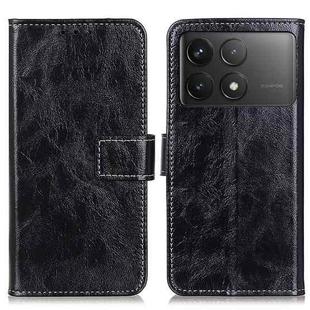 For Xiaomi Redmi K70 5G / K70 Pro 5G Retro Crazy Horse Texture Leather Phone Case(Black)