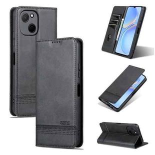 For Huawei Maimang A20 AZNS Magnetic Calf Texture Flip Leather Phone Case(Black)