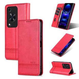 For Huawei Enjoy 70 AZNS Magnetic Calf Texture Flip Leather Phone Case(Red)