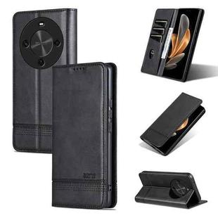 For Huawei Maimang 30 AZNS Magnetic Calf Texture Flip Leather Phone Case(Black)