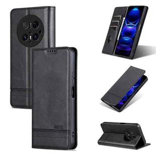 For Huawei Mate 70 Pro / 70 Pro+ AZNS Magnetic Calf Texture Flip Leather Phone Case(Black)