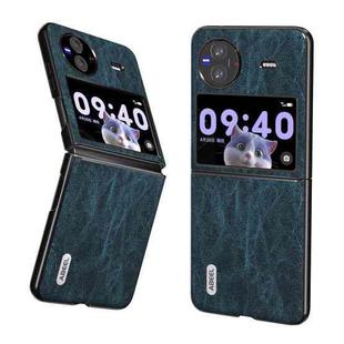 For vivo X Flip ABEEL Dream Litchi Texture PU Phone Case(Blue)