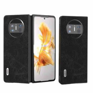 For Huawei Mate X3 ABEEL Dream Litchi Texture PU Phone Case(Black)